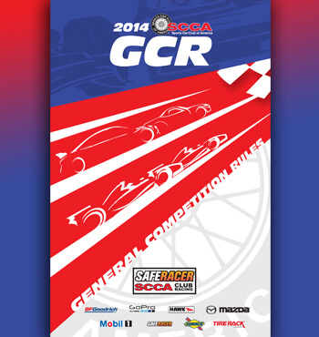 2014 scca general competition rules