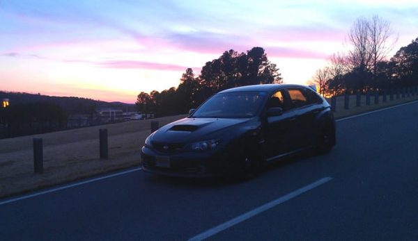 Ariella sti at barber motorsports park at dusk