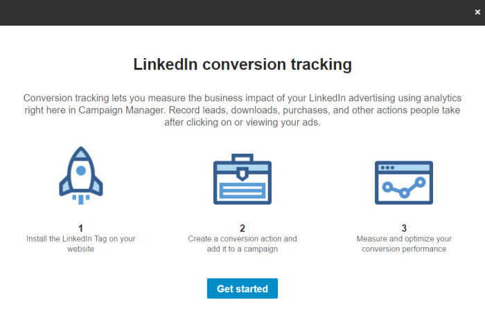 Linkedin conversion tracking