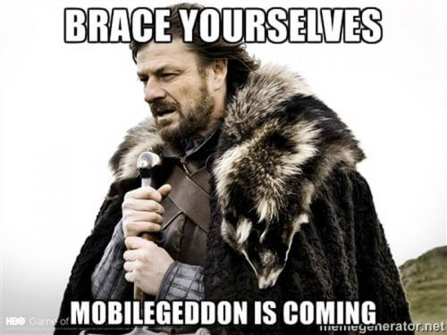 Google mobilegeddon meme